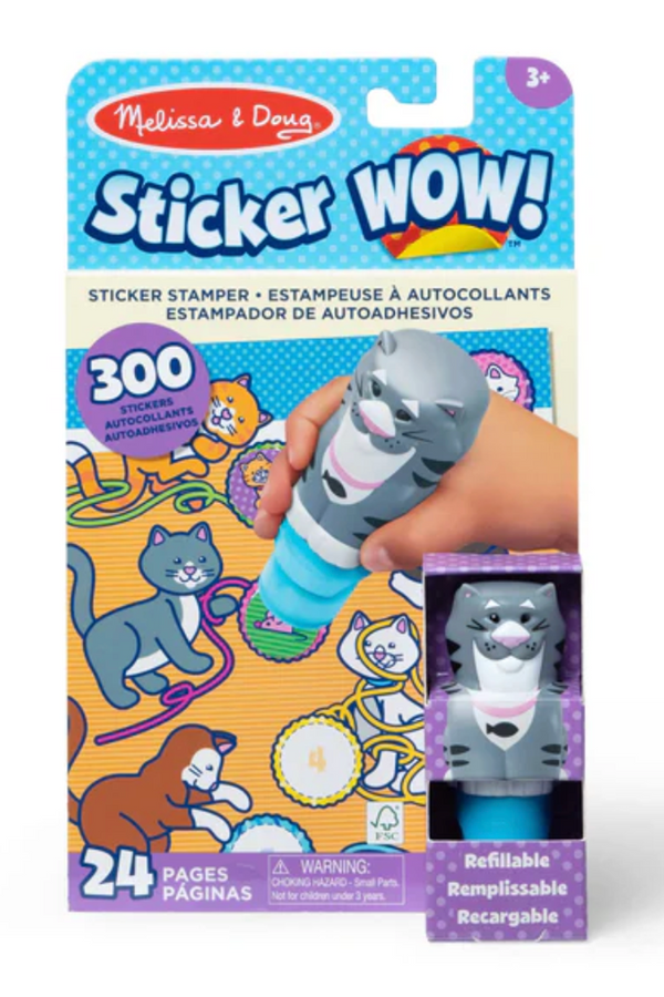 MD Sticker Wow Book - Cat