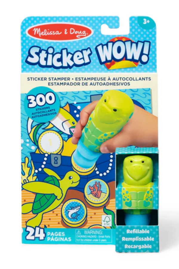 MD Sticker Wow Book - Turtle