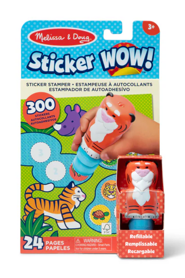 MD Sticker Wow Book - Tiger