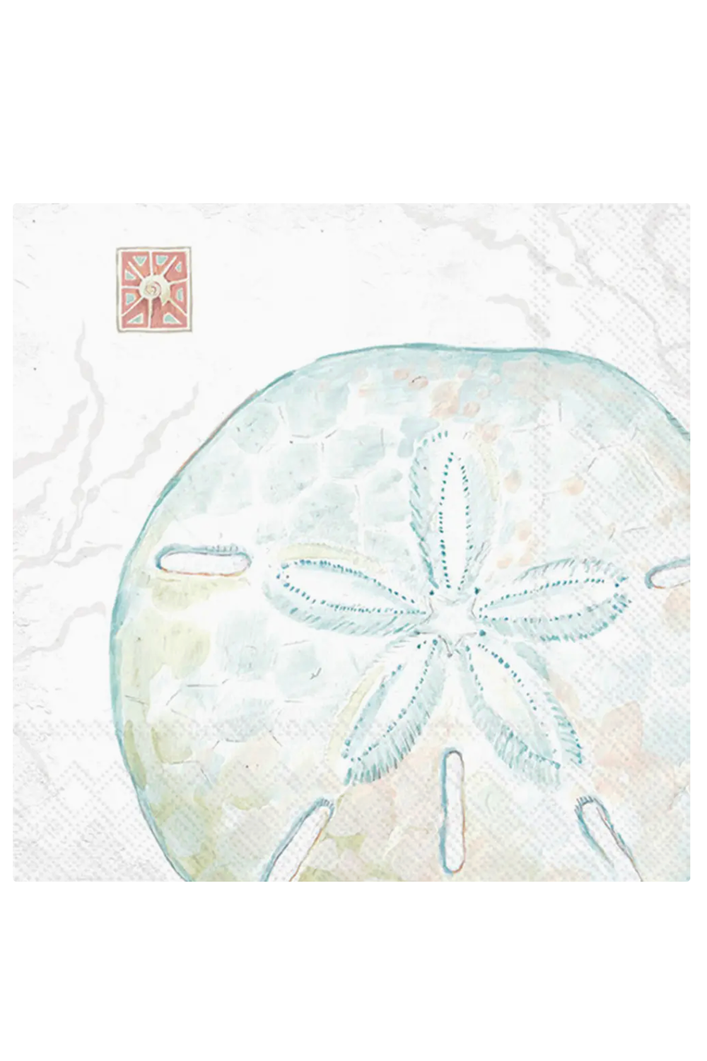Cocktail Napkin Pack - Delicate Sea Sanddollar
