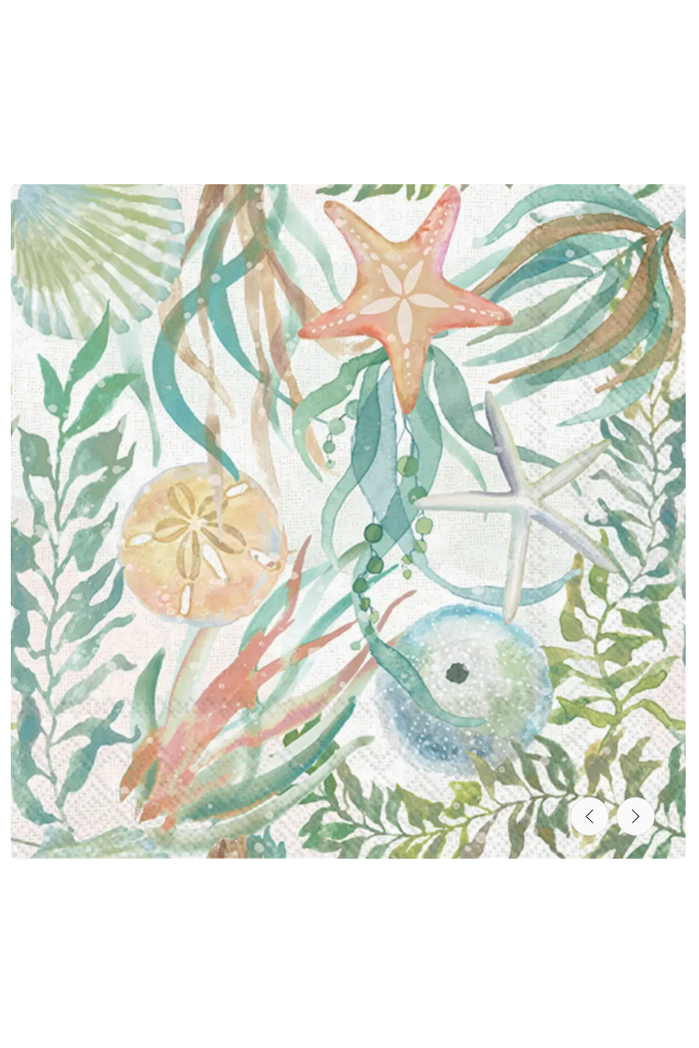 Cocktail Napkin Pack - Watercolor Coast