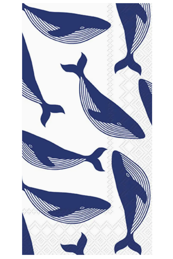 Guest Napkin Pack - Whales