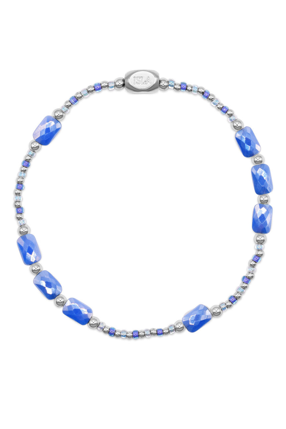 ISLA Coastal Crystals Bracelet - Steel Big Sur Tidal Wave