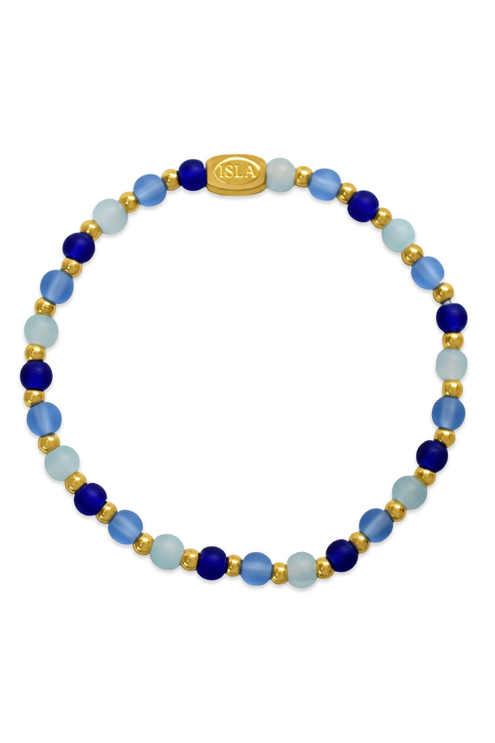 ISLA Beads of the Sea Gold Bracelet - Bella Blues