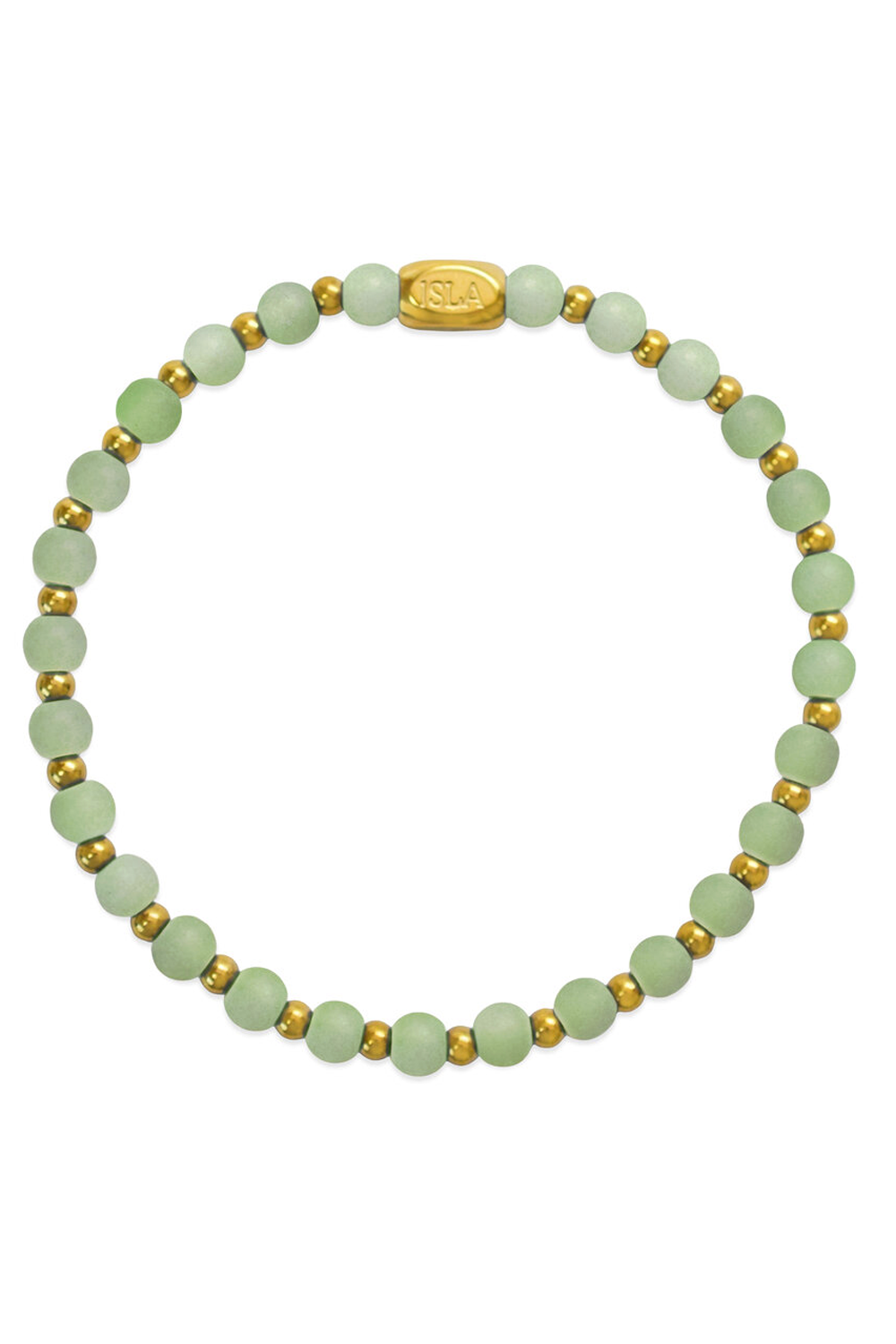 ISLA Beads of the Sea Gold Bracelet - Minty
