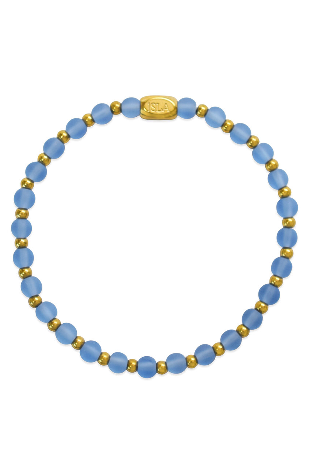 ISLA Beads of the Sea Gold Bracelet - Periwinkle Waters