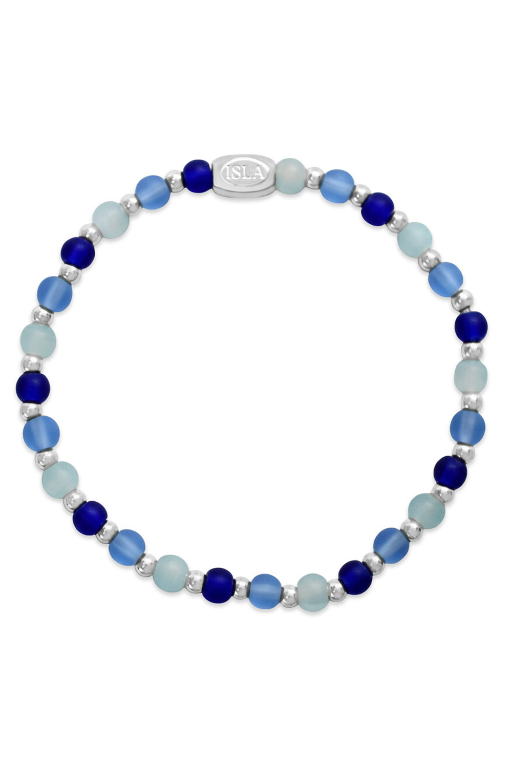 ISLA Beads of the Sea Steel Bracelet - Bella Blues