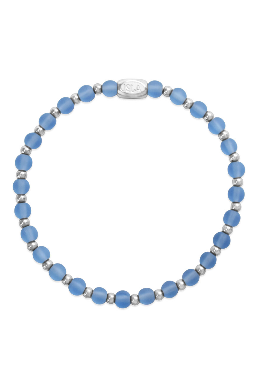 ISLA Beads of the Sea Steel Bracelet - Periwinkle Waters