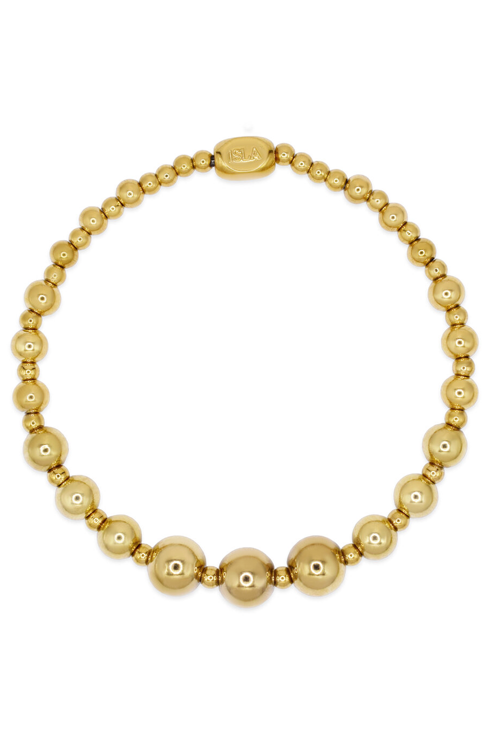 ISLA Graduated Bubble Bracelet - Gold