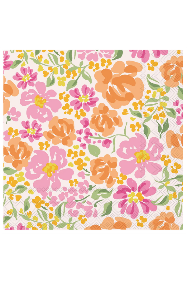 Cocktail Napkin Pack - Secret Garden Pink