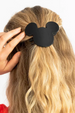 Teleties Flat Round Hair Clip - DISNEY Mickey Mouse Shape