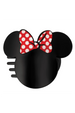Teleties Flat Round Hair Clip - DISNEY Minnie Mouse Shape