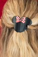 Teleties Flat Round Hair Clip - DISNEY Minnie Mouse Shape