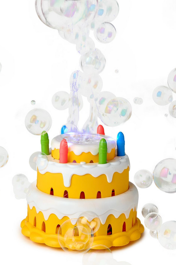 Light Up Birthday Cake Bubble Maker