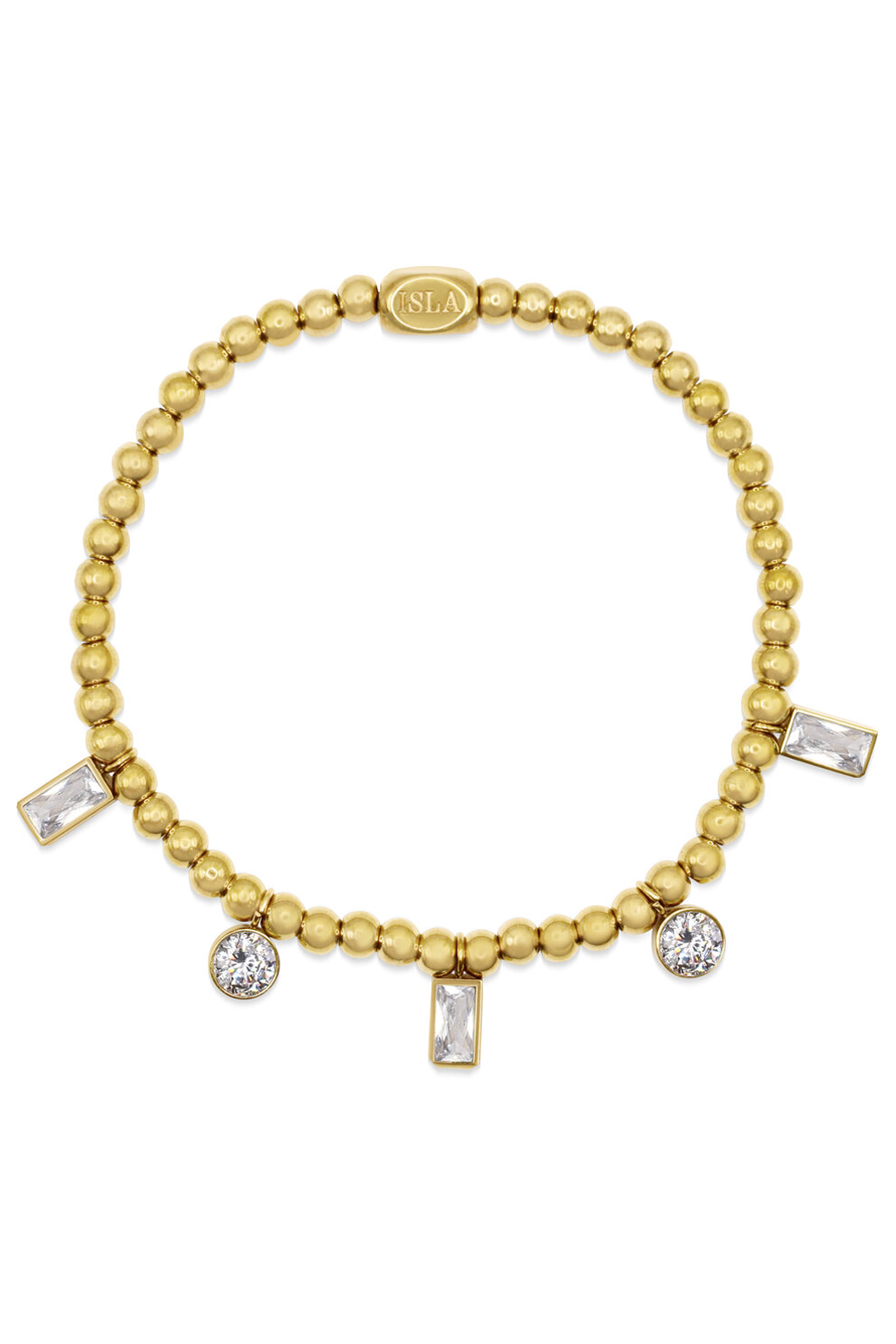 ISLA AnaCapri Gold Bracelet - Clear CZ