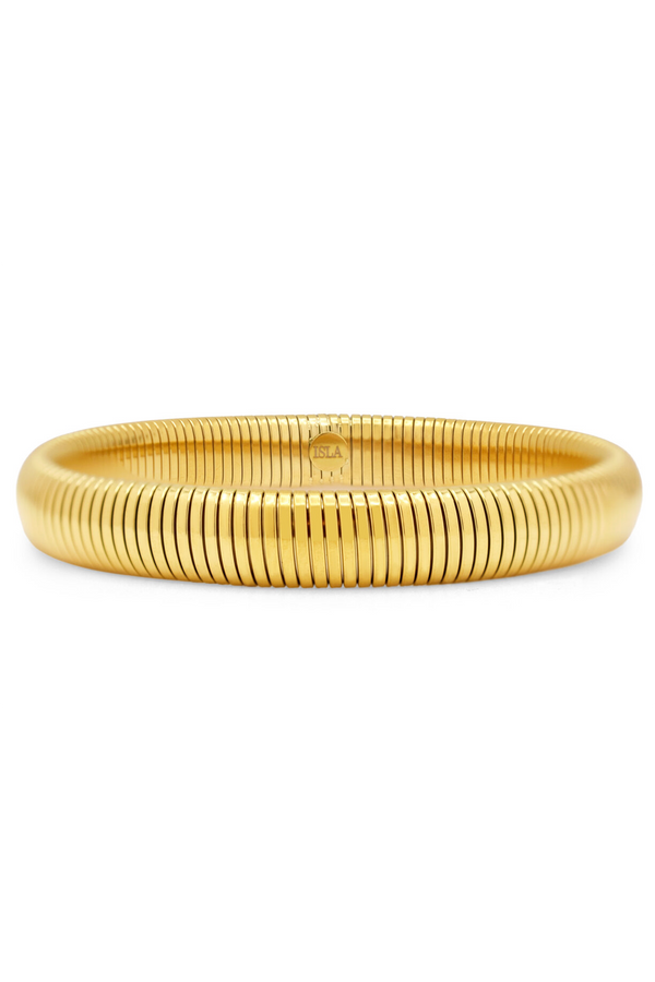 ISLA Beach Bangle Gold - 10mm