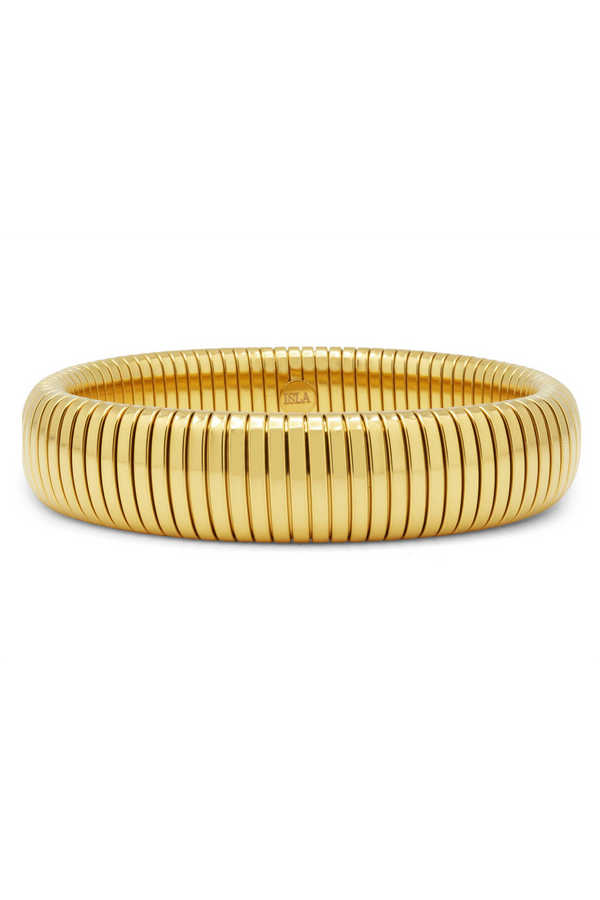 ISLA Beach Bangle Gold - 15mm