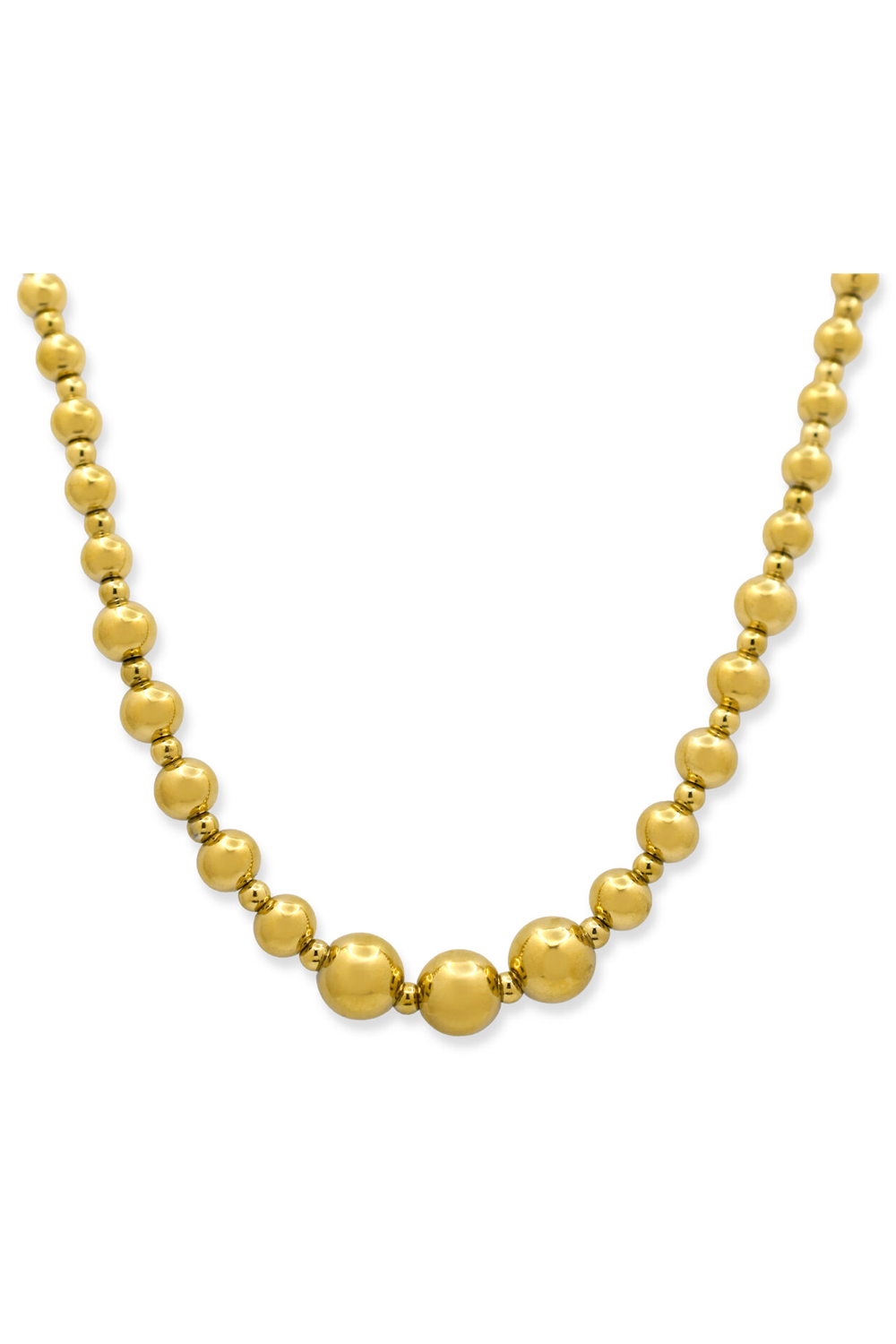 ISLA Everyday Graduated Bubble Necklace - Gold