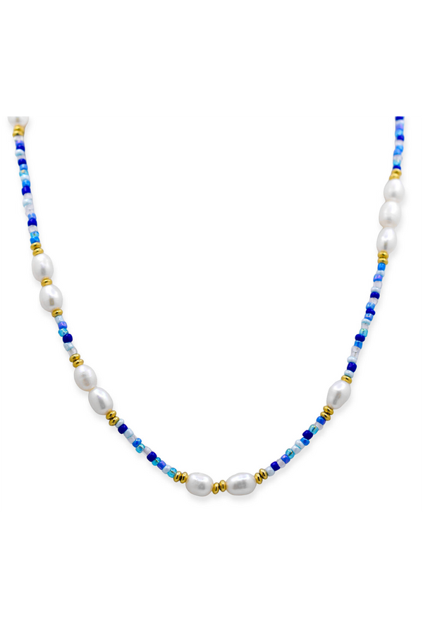 ISLA Beads of Paradise Gold Necklace - Bella Blues