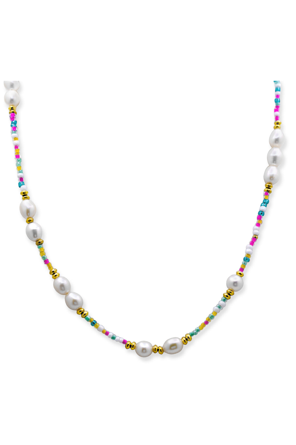 ISLA Beads of Paradise Gold Necklace - Carnivale