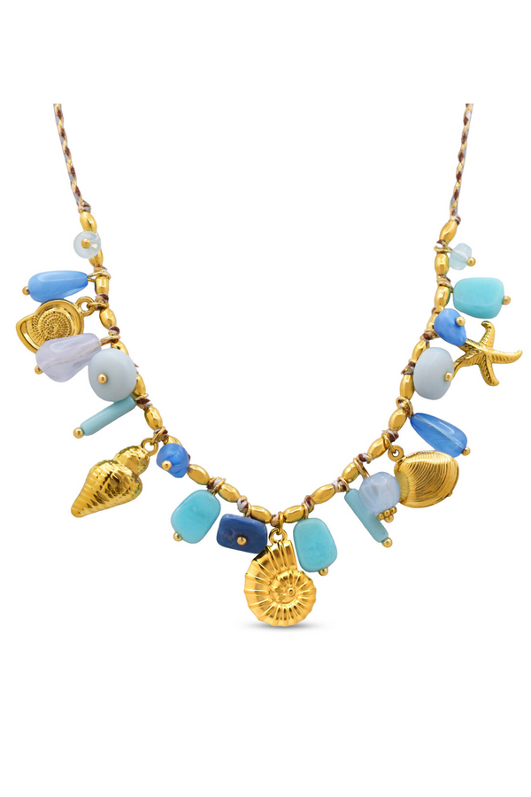 ISLA It's a Shore Thing Necklace - Seaglass Strands