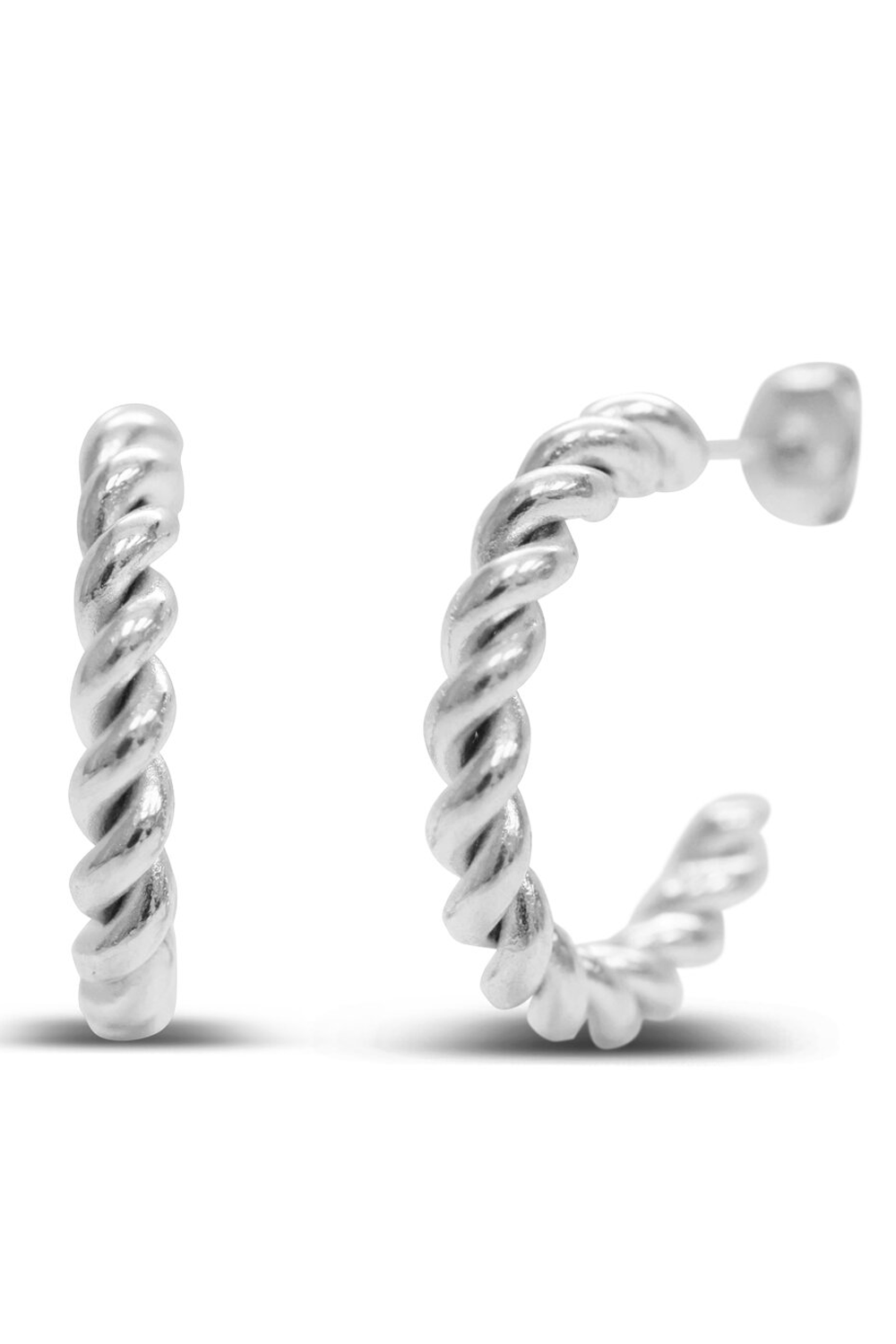 ISLA Totally Twisted Hope Earring - Steel