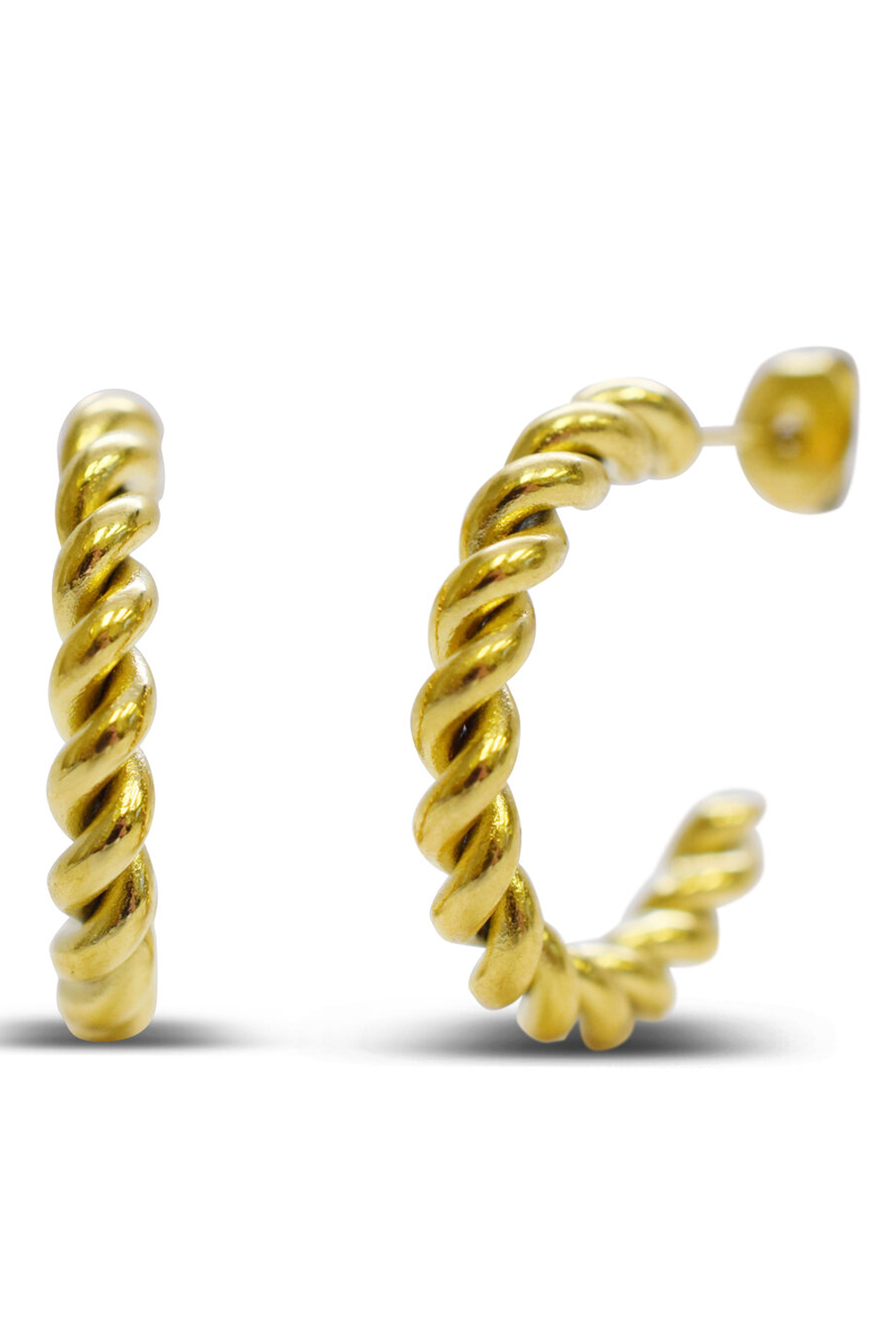 ISLA Totally Twisted Hoop Earring - Gold