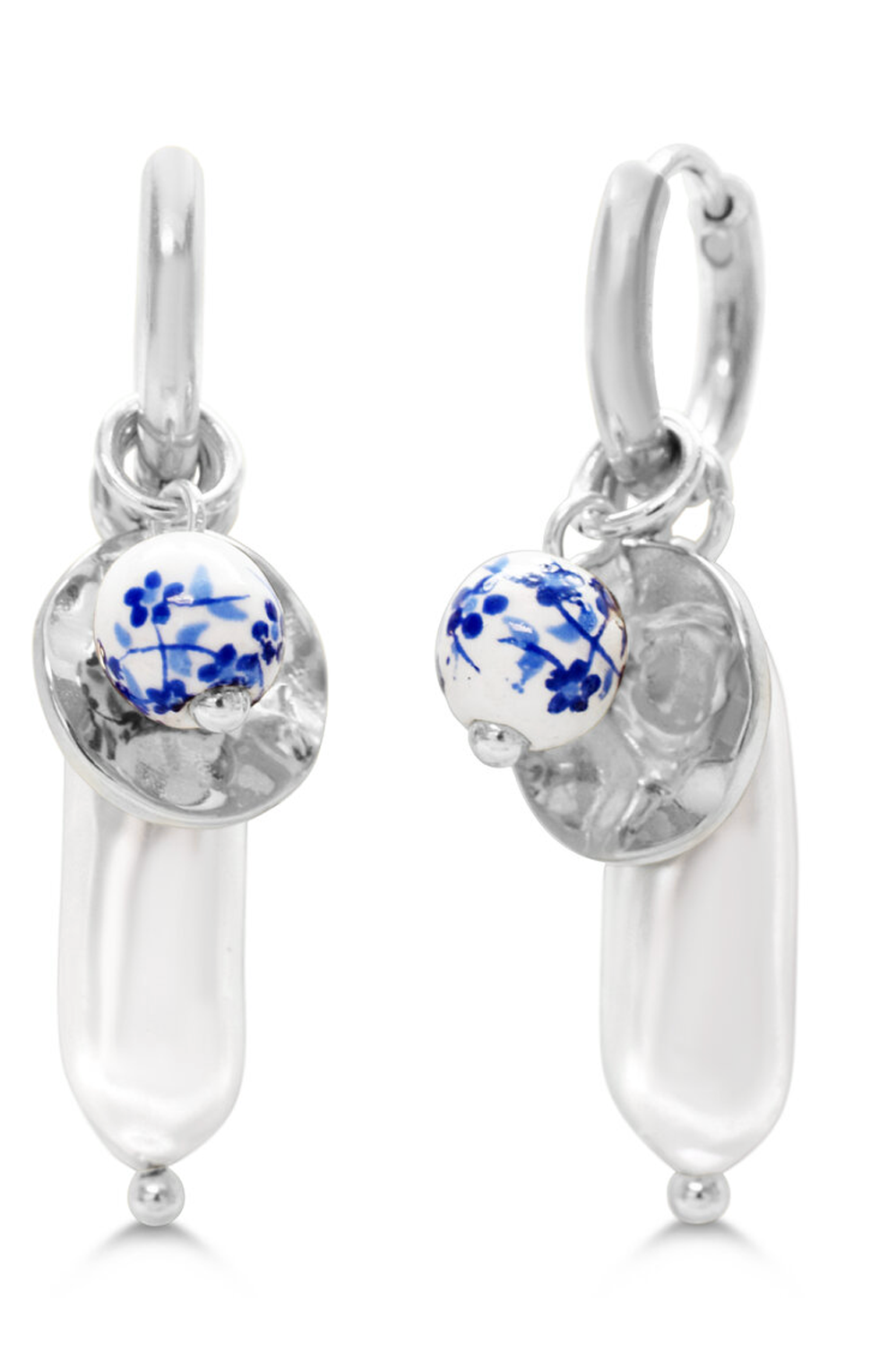 ISLA Multi Charm Mediterranean Floral Earring - Steel