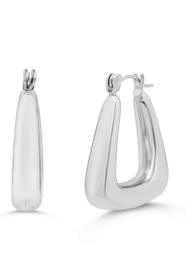 ISLA Rounded Triangle Hoop - Steel