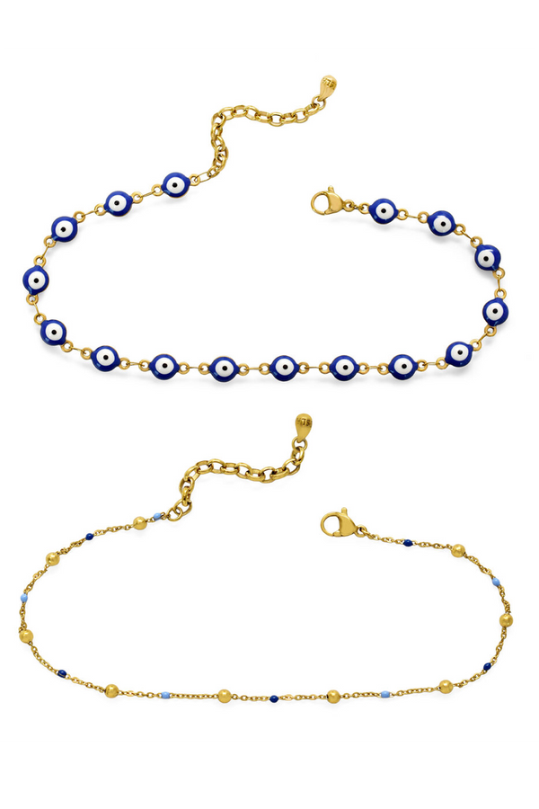 ISLA The Skinny All Eyes on You Anklet - Gold