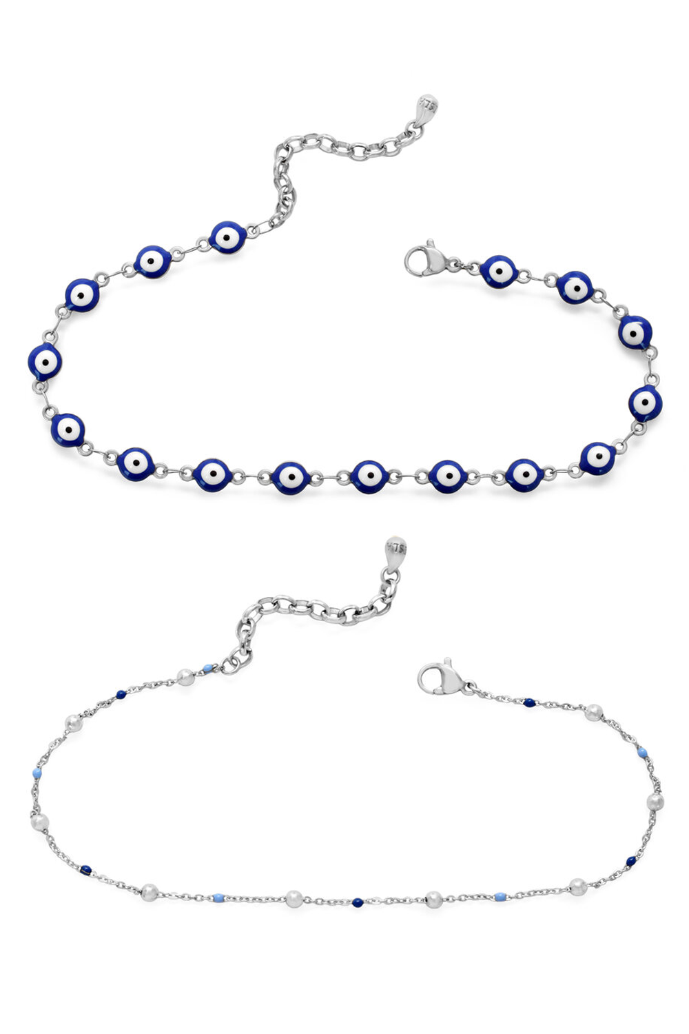 ISLA The Skinny All Eyes on You Anklet - Steel