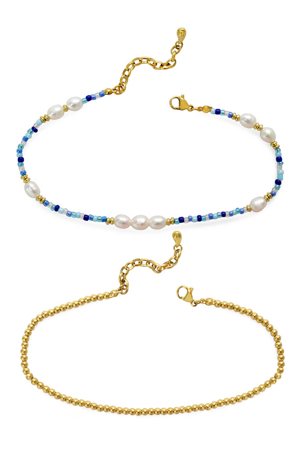 ISLA The Skinny Colors Sea Anklet - Bella Blues