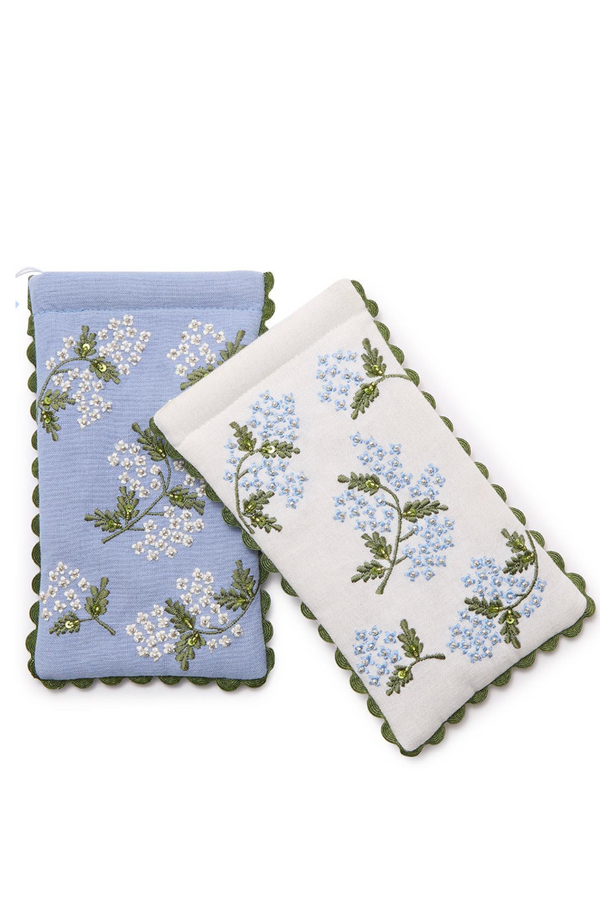 Hydrangea Fabric Sunglass Holder