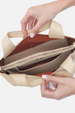 SMALL Vida Tote - Micro Pebbled Hide Almond