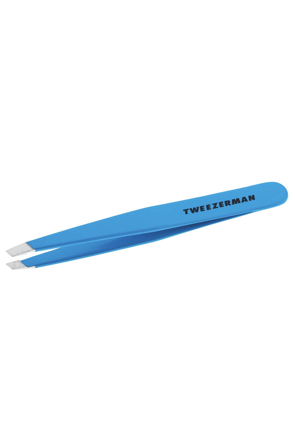 Full Slant Tweezer - Blue Jewel