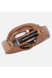 Cass Small Shoulder Bag - Pebbled Hide - Brown Sugar