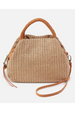 Darling Small Satchel Purse - Woven Straw Meadow