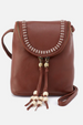 Fern Crossbody Purse - Cloud Nubuck Hide Cocoa Bean