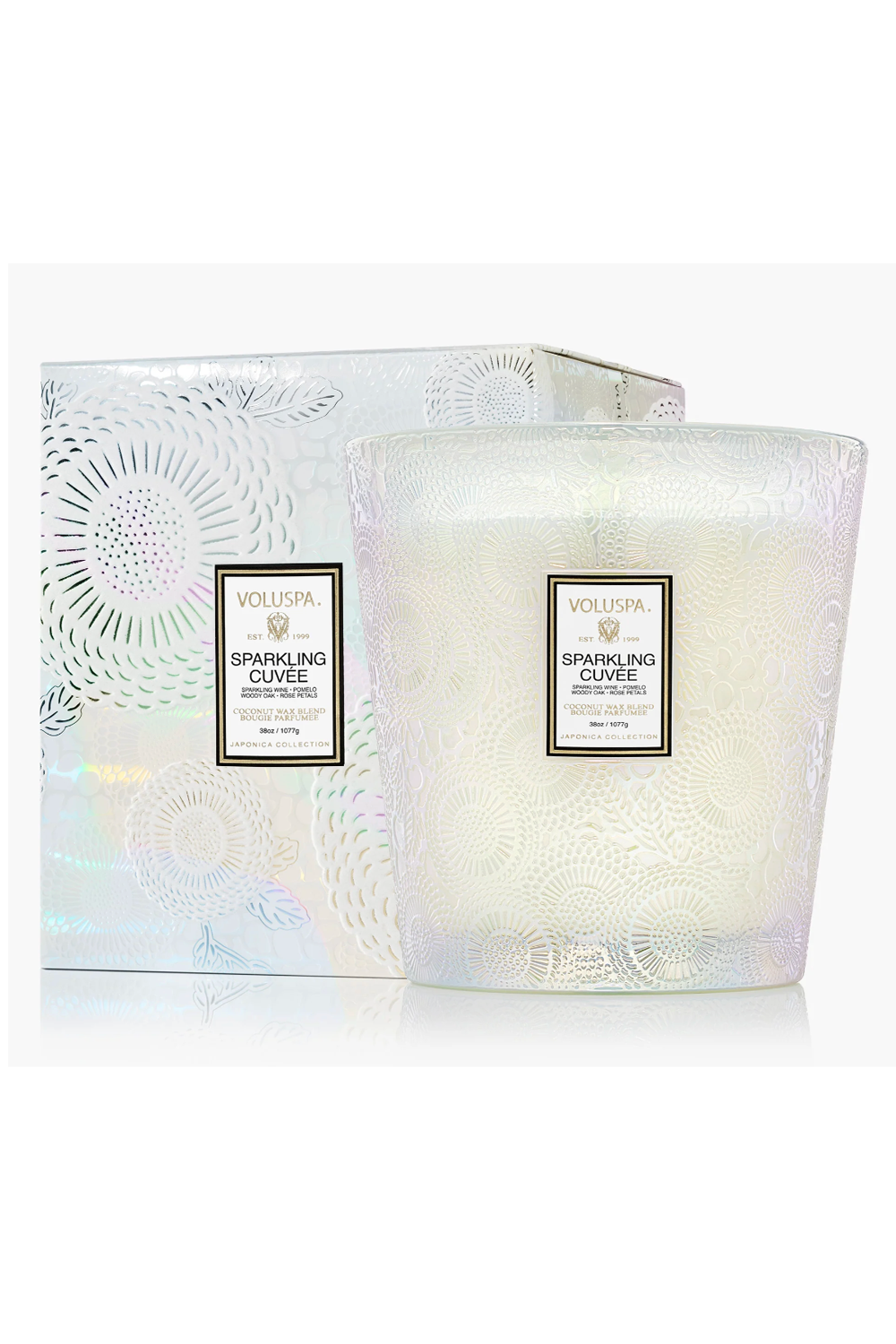 Voluspa 3 Wick Hearth Candle - Sparkling Cuvee
