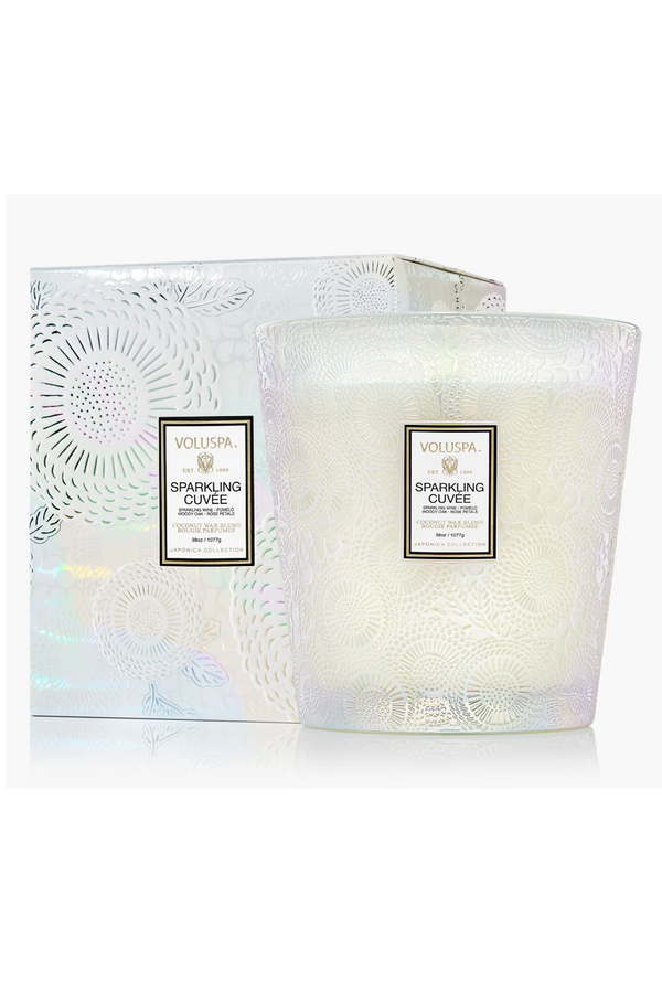 Voluspa 3 Wick Hearth Candle - Sparkling Cuvee