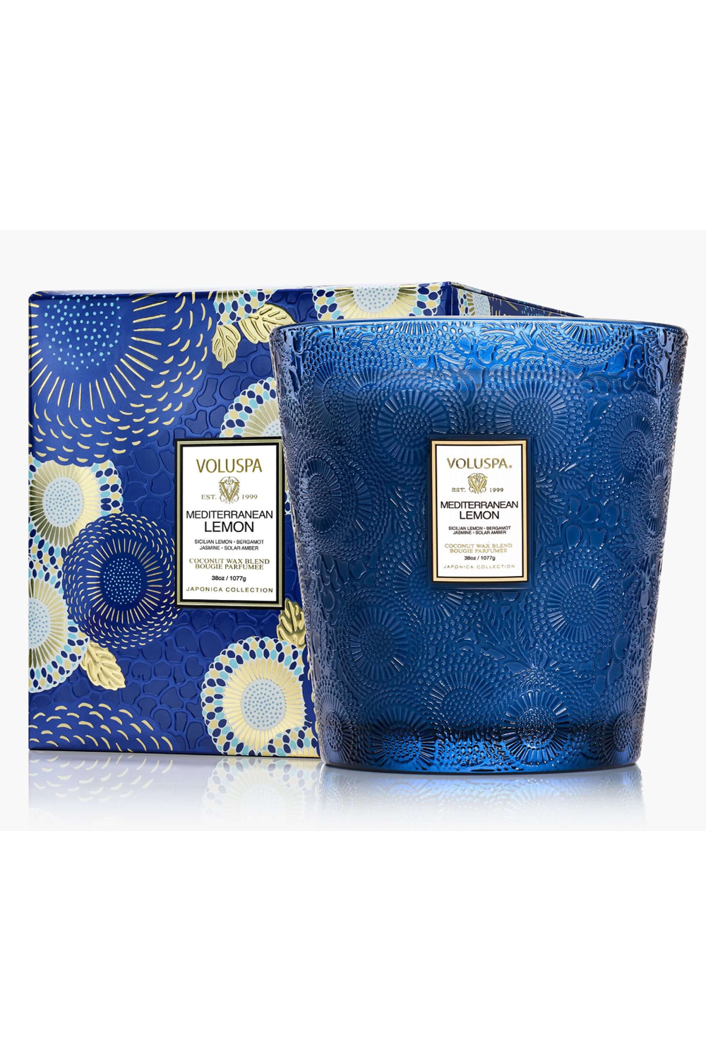Voluspa 3 Wick Hearth Candle - Mediterranean Lemon