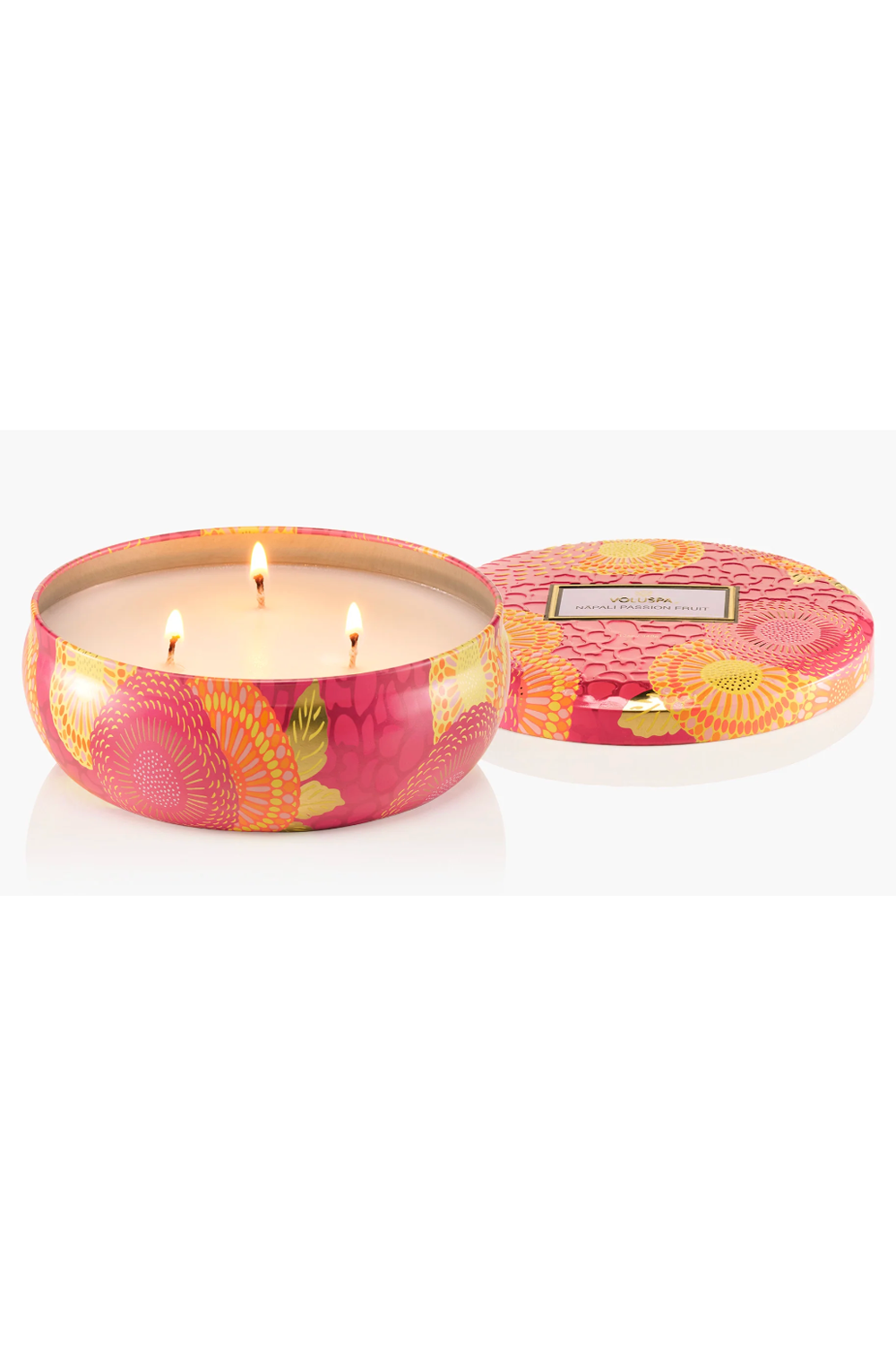 Voluspa 3 Wick Tin Candle - Napali Passion Fruit