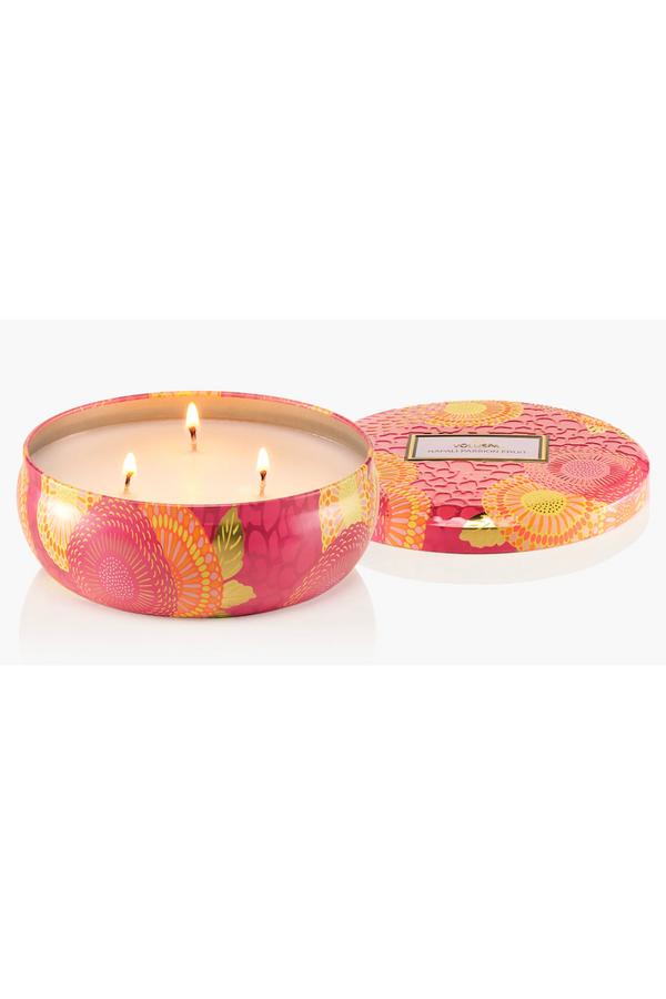Voluspa 3 Wick Tin Candle - Napali Passion Fruit