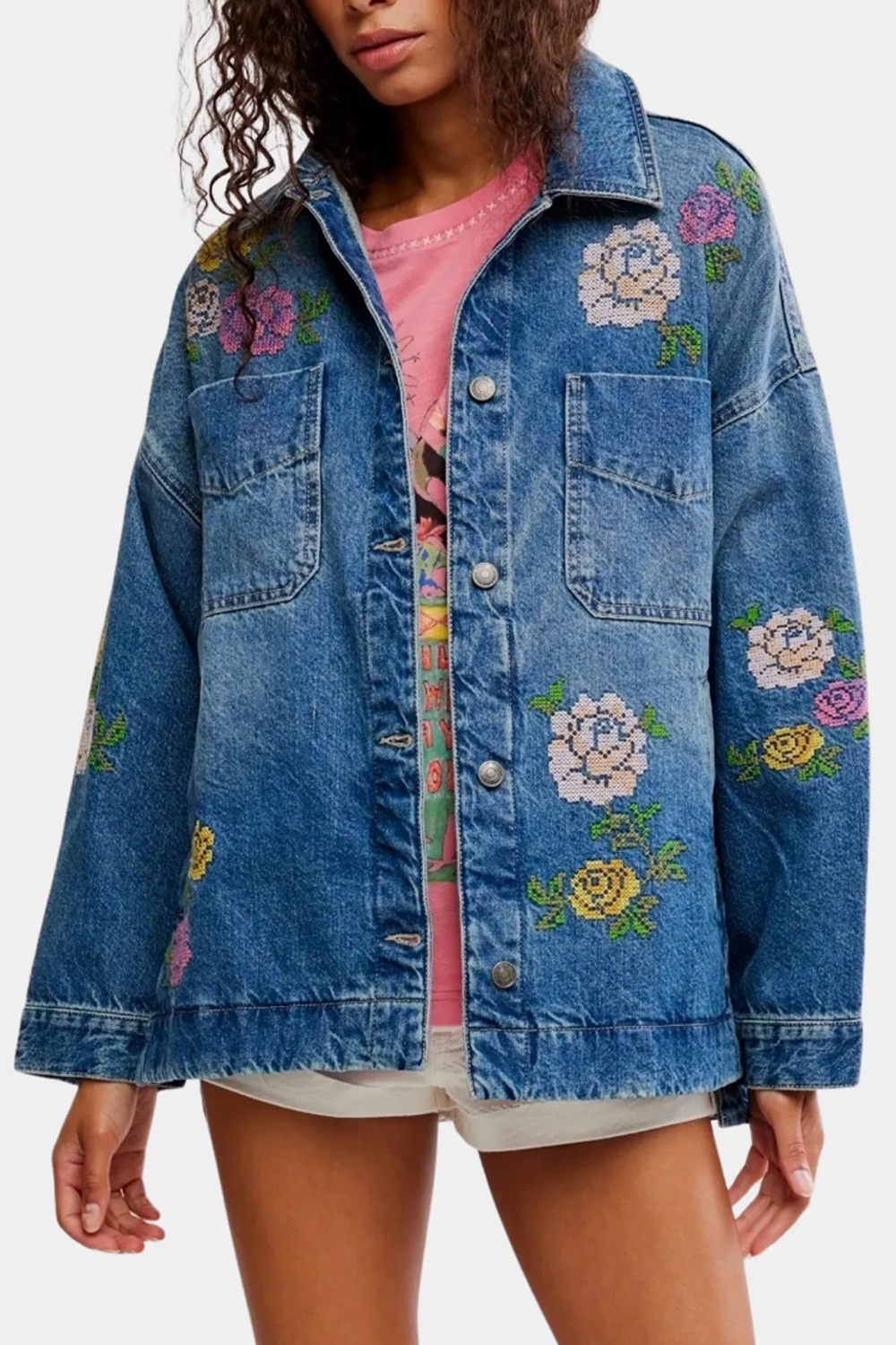 FP Madison City Embroidered Jacket - Cowboy Romance
