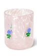 Swig Charm Drinking Glass - Hydrangea