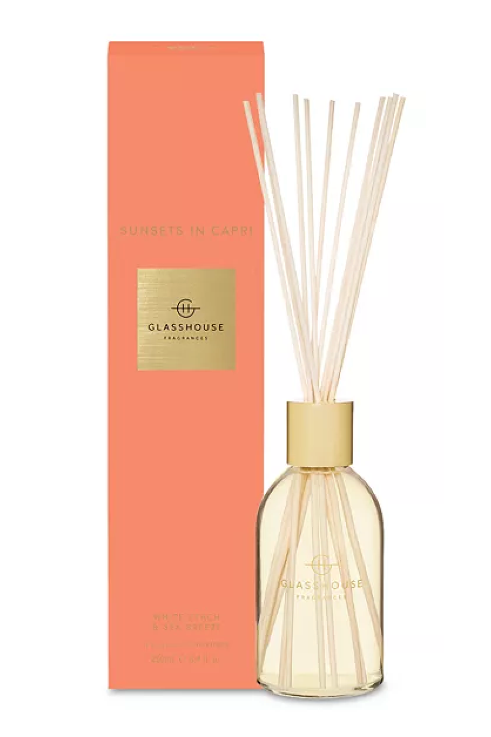 Glasshouse Fragrance Diffuser - Sunsets in Capri
