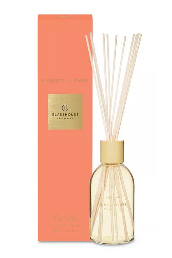 Glasshouse Fragrance Diffuser - Sunsets in Capri