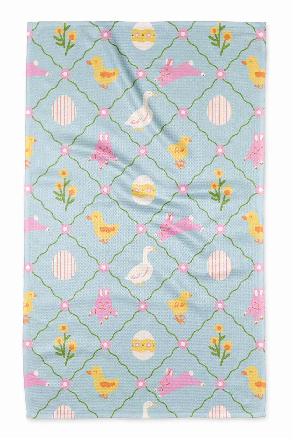 Geometry Kitchen Tea Towel - Easter Critters