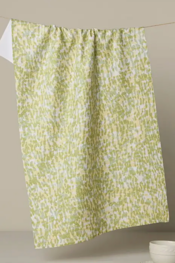 Geometry Kitchen Tea Towel - Grassy Field