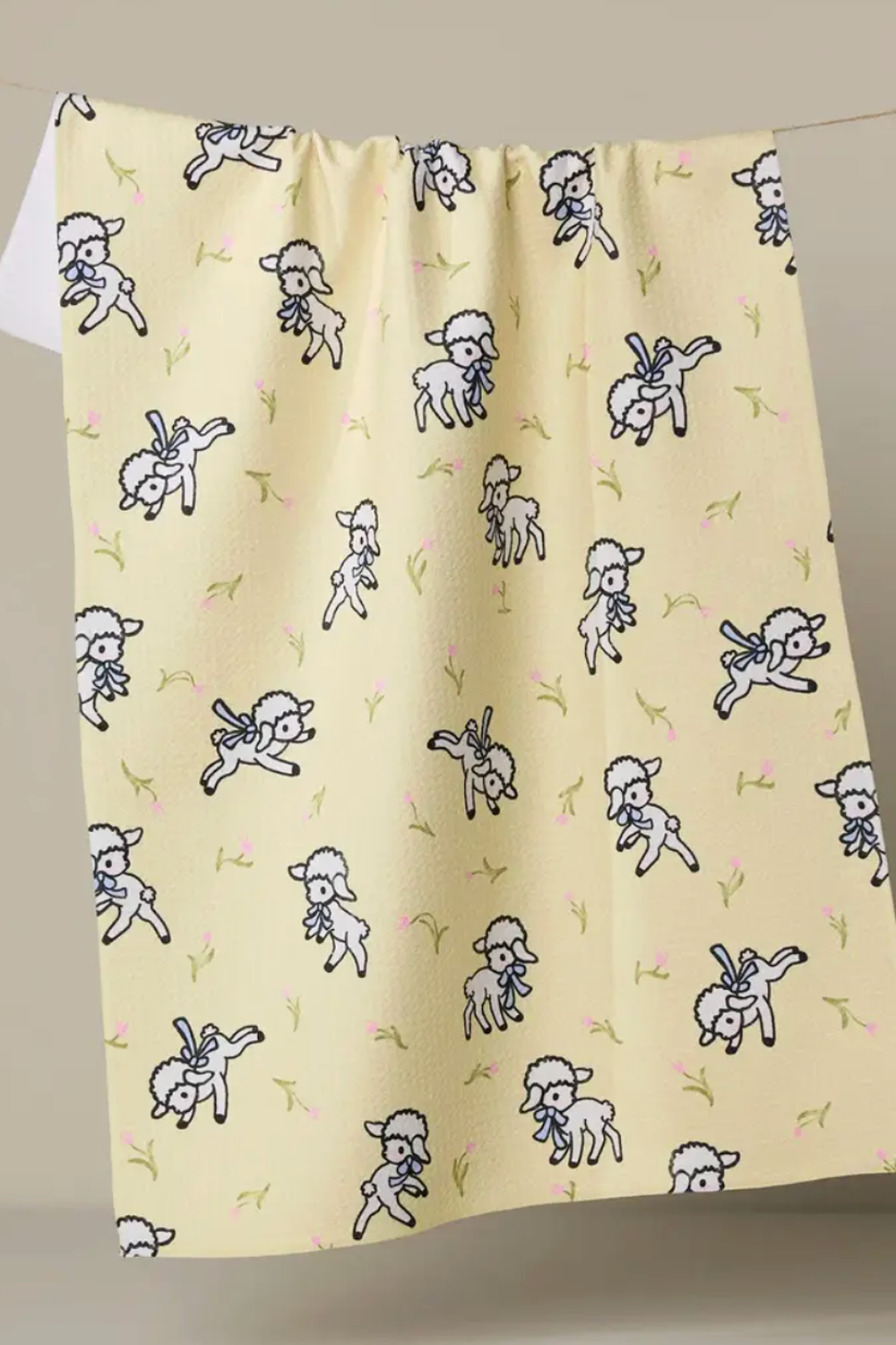 Geometry Kitchen Tea Towel - Little Lamb